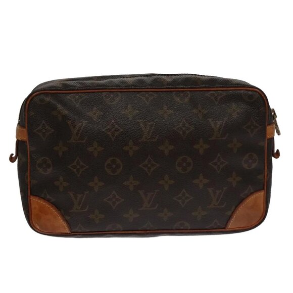LOUIS VUITTON Monogram Compiegne 28 Clutch Bag - Picture 3 of 16